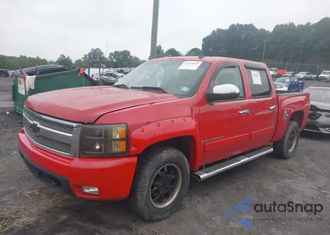 2007 Chevrolet Silverado K1500 Crew Cab из США, поврежденный, VIN 2GCEK13M771670857